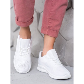 Renda Pantofi sportivi ajurati alb 1