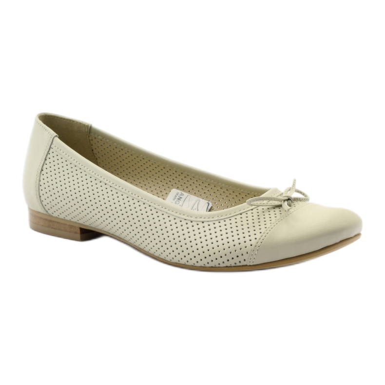 Fundă de balerină ajurată bej Angello 1854 1