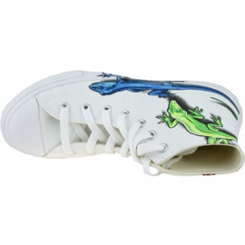 Converse Lizards Chuck Taylor All Star High Kids 667943C alb gri 2
