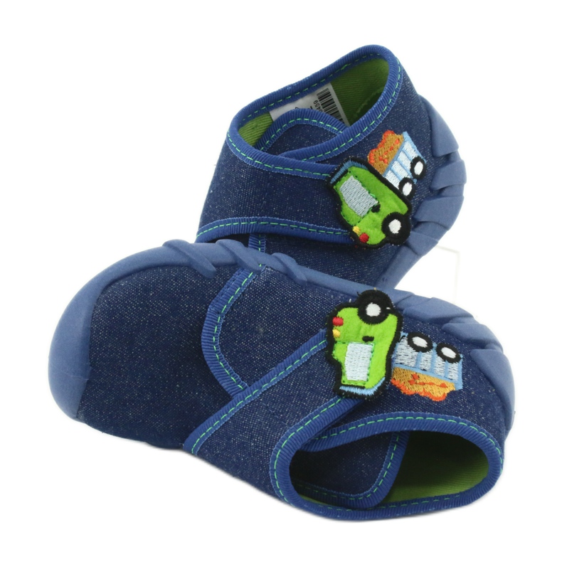 Încălțăminte pentru copii Befado 523P012 albastru marin albastru verde 5