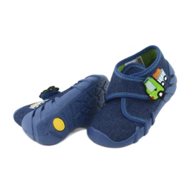 Încălțăminte pentru copii Befado 523P012 albastru marin albastru verde 4