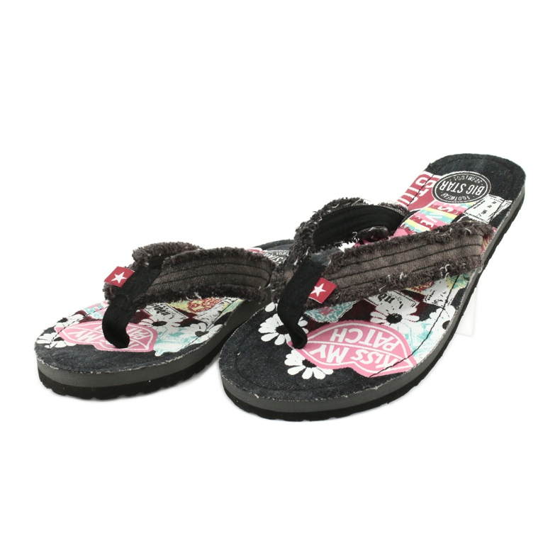 Blugi Big Star 274A124 flip-flops negru multicolor 2