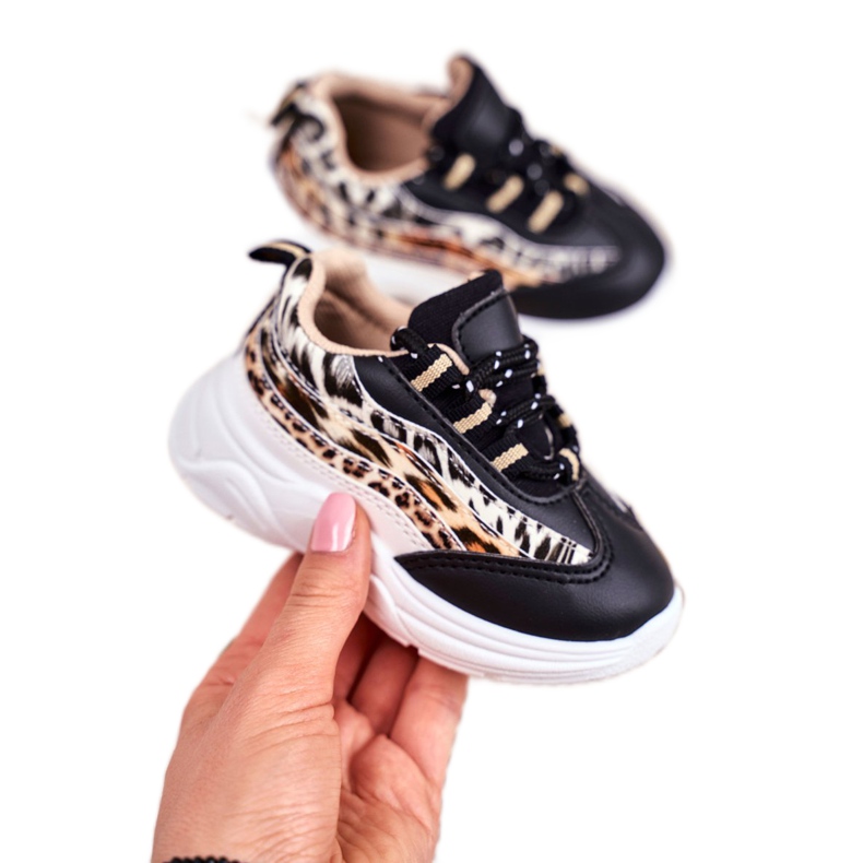 FRROCK Pantofi sport pentru copii Dante negri maro negru 2