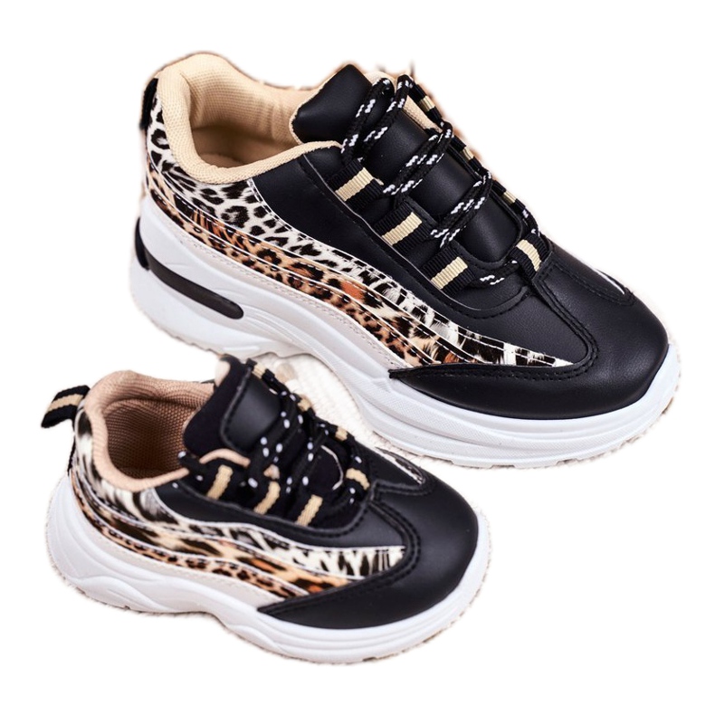 FRROCK Pantofi sport pentru copii Dante negri maro negru 3