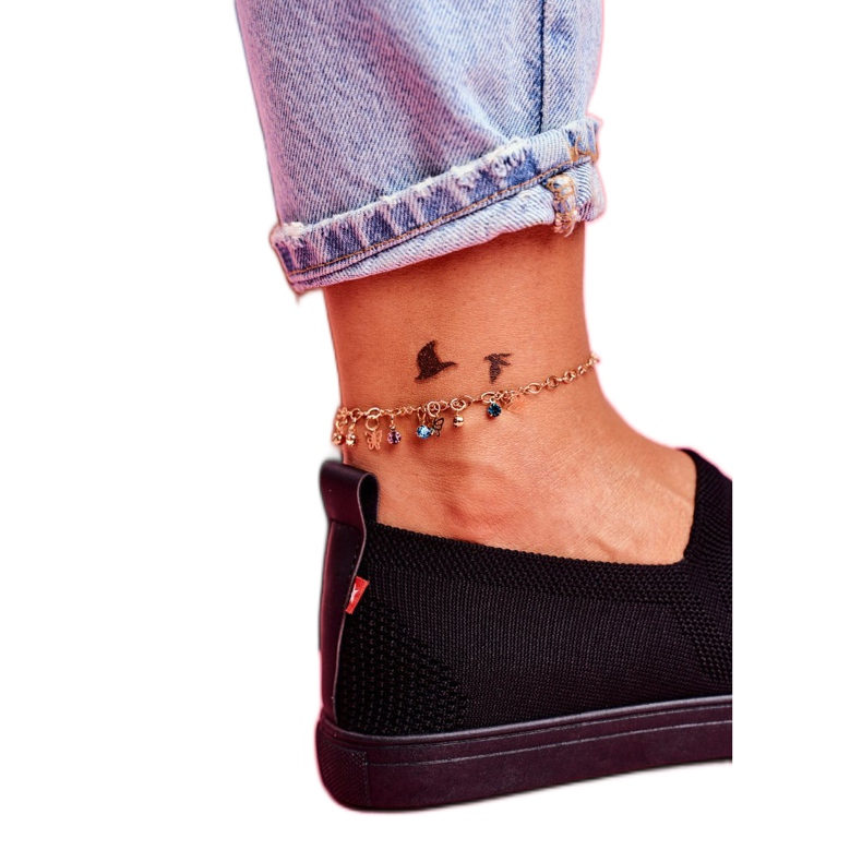 Adidași negri pentru femei, adidași cu alunecare Big Star FF274A609 negru 4