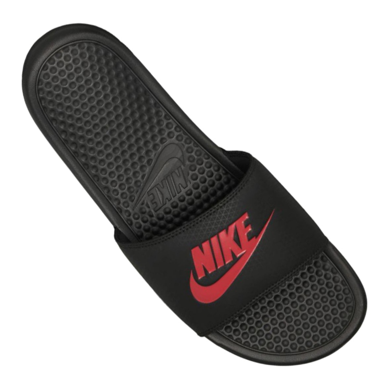 Nike Benassi Jdi Slide M 343880-060 negru roșu 1