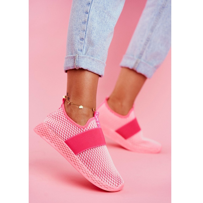 PS1 Încălțăminte sport pentru femei Slip-on Light Neon Pink La Fiesta roz 1 PS1 Încălțăminte sport pentru femei Slip-on Light Neon Pink La Fiesta roz 1