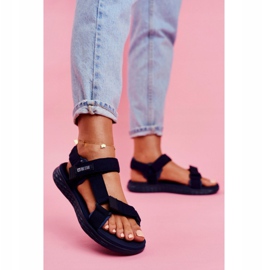 Sandale de dama Big Star Blue Navy FF274A601 albastru marin 1