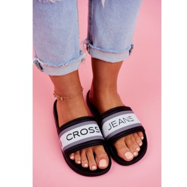 Pantofi de damă Cross Jeans Black FF2R4159C alb negru 1