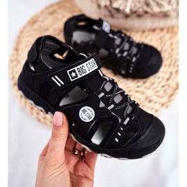 Sandale copii Big Star cu velcro negru FF374210 2