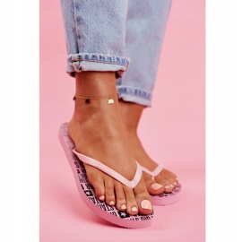 Papuci de damă Flip-flops Big Star Pink FF274A304 roz 1
