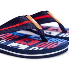 Papuci pentru bărbați Flip-flops Big Star Blue Navy FF274A484 albastru 1