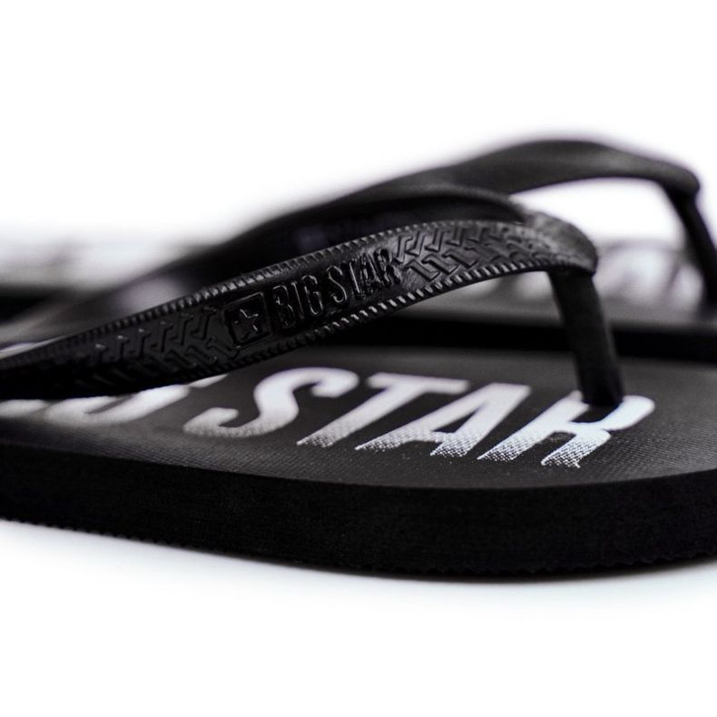 Papuci pentru bărbați Flip-flops Big Star Black FF274A470 negru 1