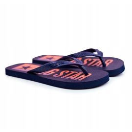 Papuci pentru bărbați Flip-flops Big Star Blue Navy FF274A468 albastru 1