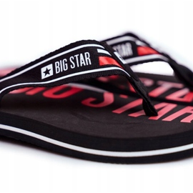 Papuci pentru bărbați Flip-flops Big Star Black FF274A450 negru 1