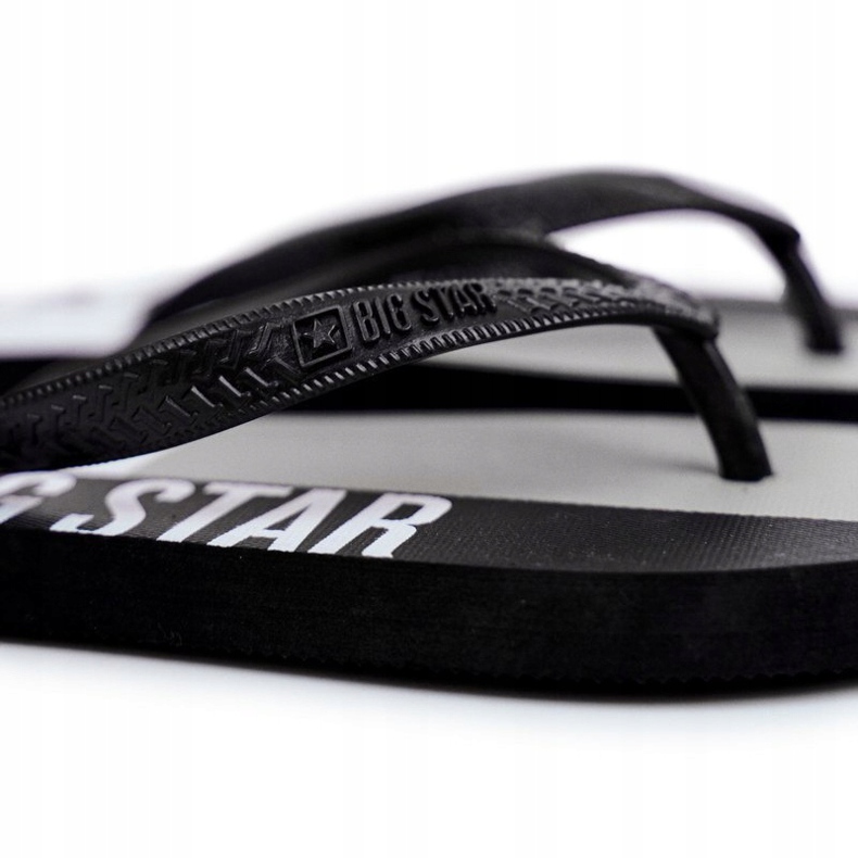 Papuci pentru bărbați Flip-flops Big Star Black FF274A453 negru 1