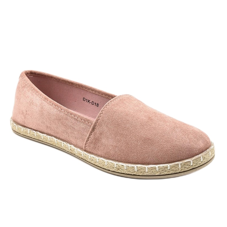 Espadrile slip-on roz D1K-D18 1