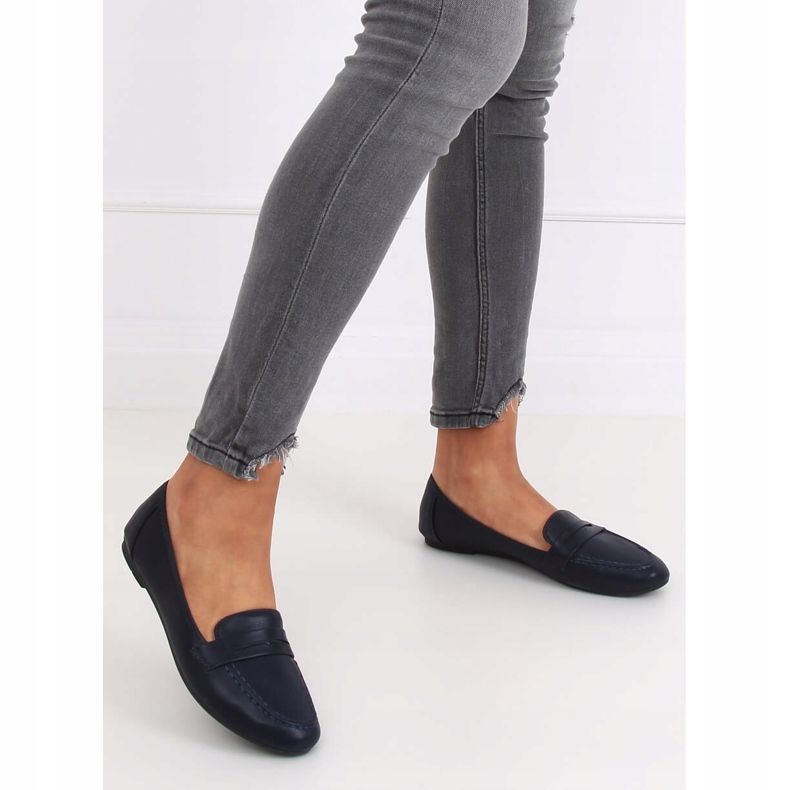 Mocasini femei bleumarin 98-29 Albastru albastru marin 2