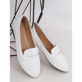 Mocasini de damă albi 98-29 Alb 1