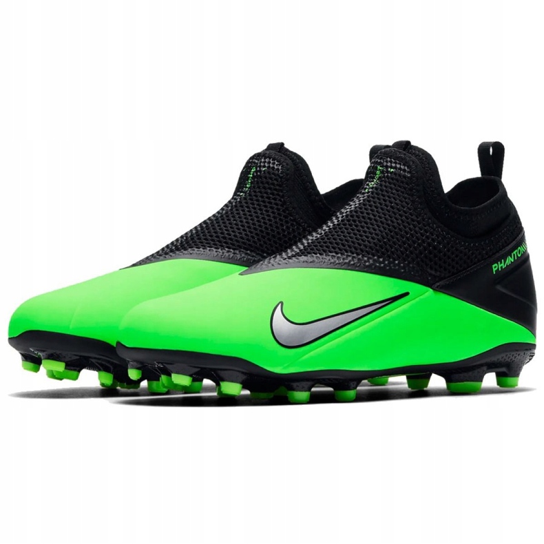 Pantofi de fotbal Nike Phantom Vsn 2 Academy Df Fg / MG Jr CD4059 306 multicolor verde 1