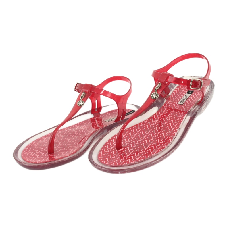 Flip-flops Grendha Clear / roșu incolor 2 Flip-flops Grendha Clear / roșu incolor 2