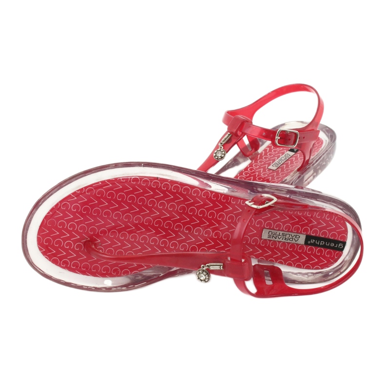 Flip-flops Grendha Clear / roșu incolor roşu 3