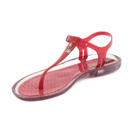 Flip-flops Grendha Clear / roșu incolor 1 Flip-flops Grendha Clear / roșu incolor 1