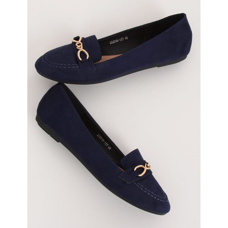 Mocasini dama bleumarin 2S2018-157 D.BLUE albastru marin 2
