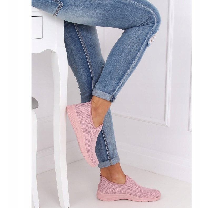 Roz 7079 Pantofi sport roz 2