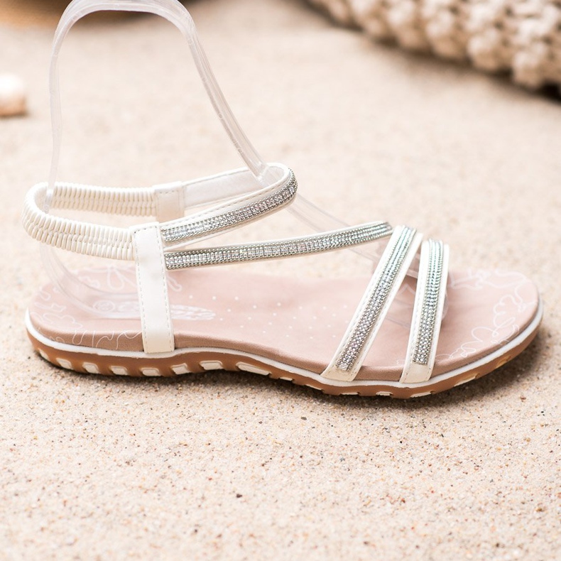 Camo Sandale confortabile alb 1