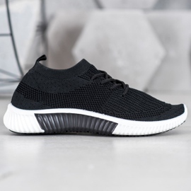 Lemax Adidași din material textil negru 1
