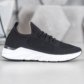 Lemax Adidași din material textil pe platformă negru 1