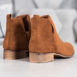 Evento Ghete din piele de căprioară maro 1