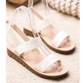 Sea Elves Sandale alunecate pe platformă maro 2