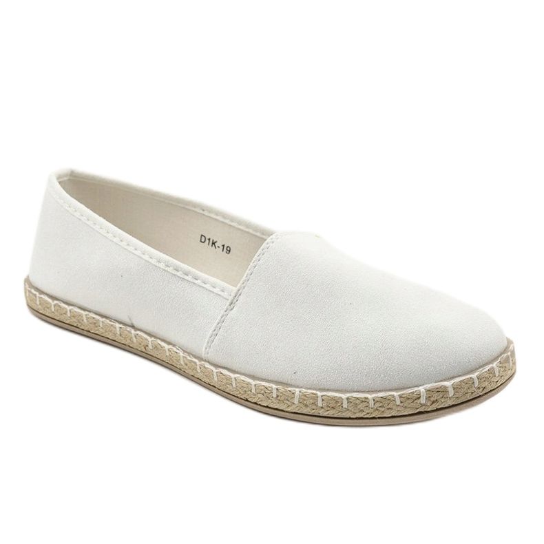 Espadrile slip-on argintii D1K-19 gri 1