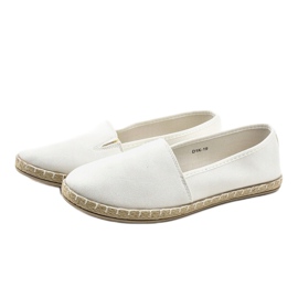 Espadrile slip-on argintii D1K-19 gri 2