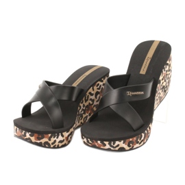 Papuci de casă pentru femei Ipanema 82856 maro negru 2