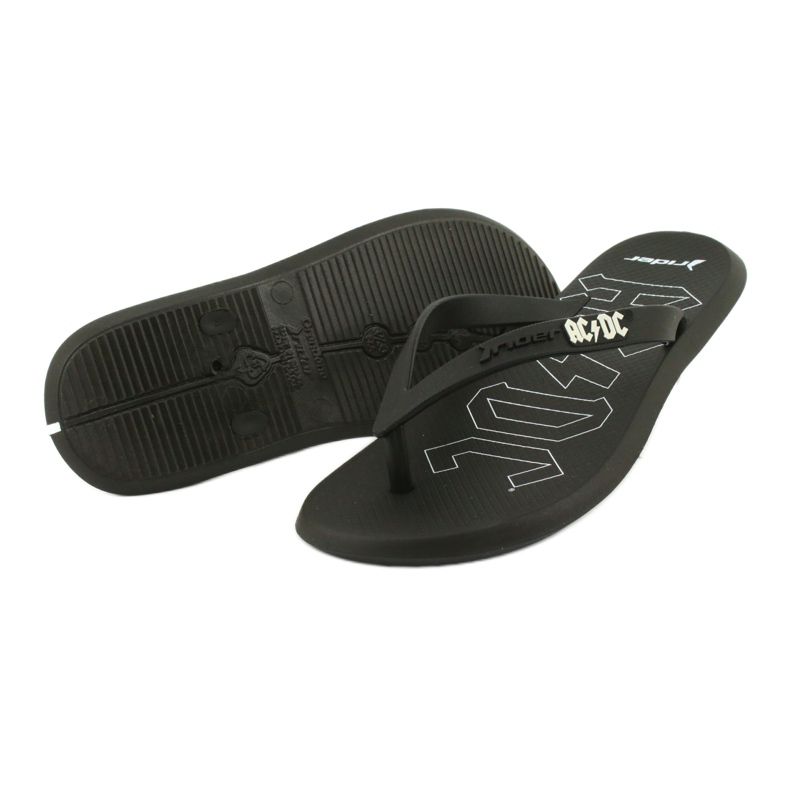 RIDER 82799 flip-flops AC / DC THONG AD bărbați BRAZILIA alb negru 3