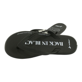 RIDER 82799 flip-flops AC / DC THONG AD bărbați BRAZILIA alb negru 4