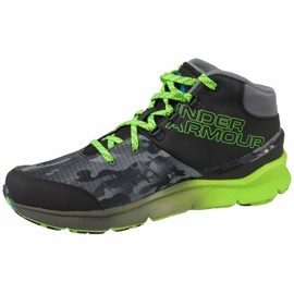 Under Armour Bgs Overdrive Mid K Jr 1266381-019 gri verde 1