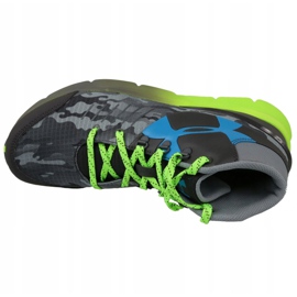 Under Armour Bgs Overdrive Mid K Jr 1266381-019 gri verde 2