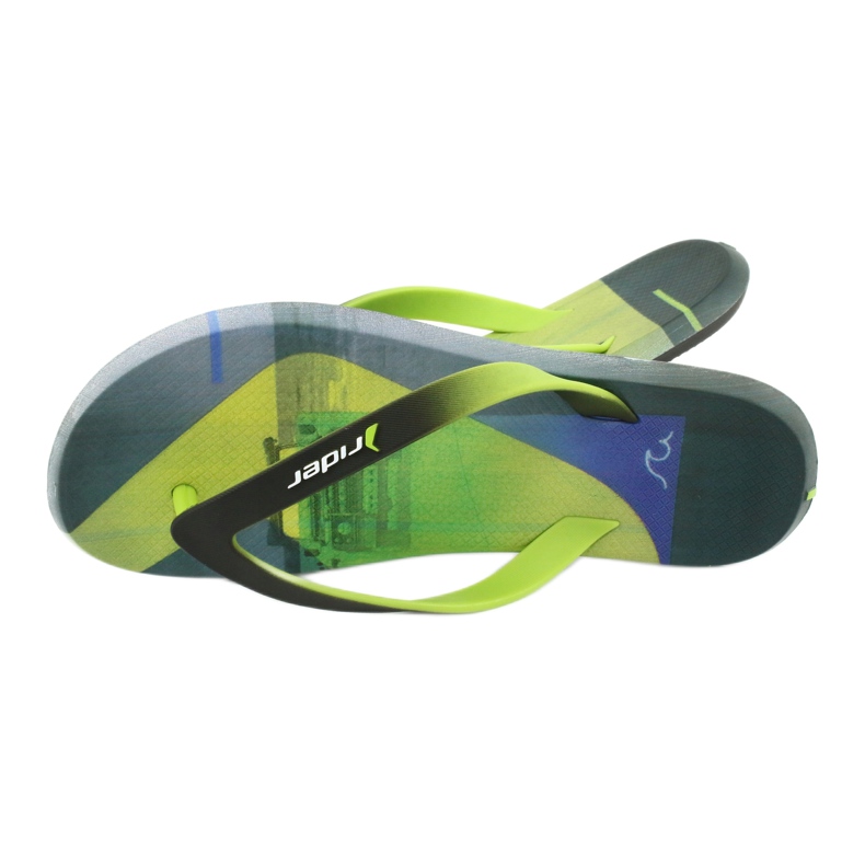Flip-flops pentru bărbați Rider Energy AD 10719 negru albastru gri verde 5