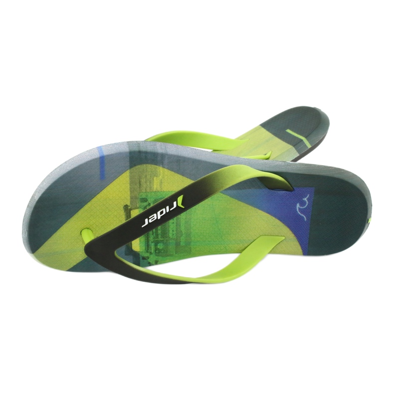 Flip-flops pentru bărbați Rider Energy AD 10719 negru albastru gri verde 4