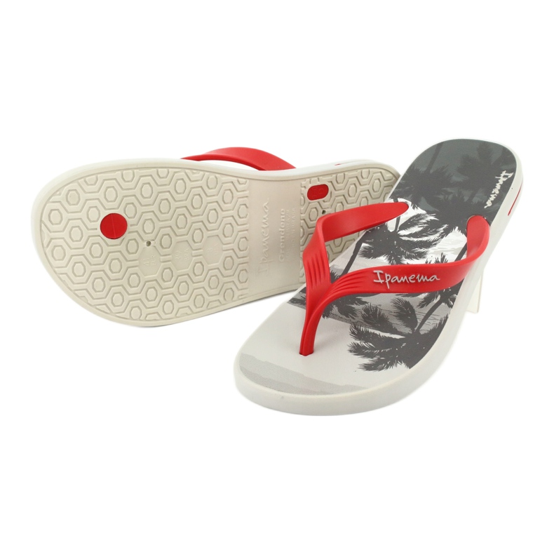 Ipanema 82879 Posto 10 Flip-flops Temas AD roșu gri 3