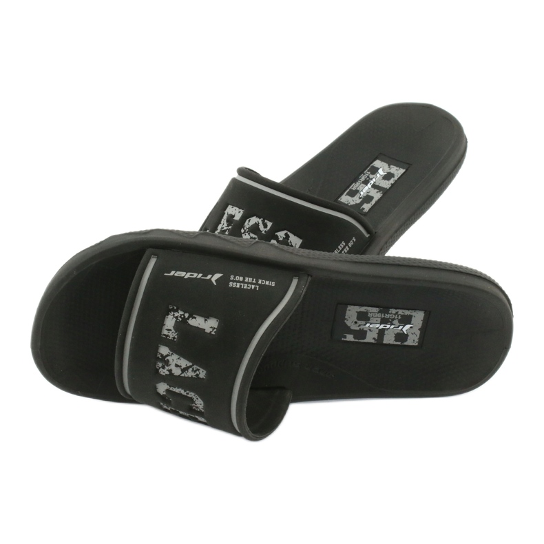Rider Montreal Kids 82738 Băieți de agrement Flip Flops negru 4