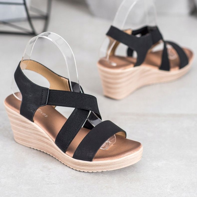 Sea Elves Sandale Casual Slip On negru 1