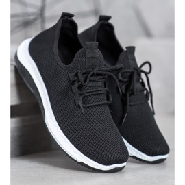 SHELOVET Încălțăminte ajurată neagră negru 1