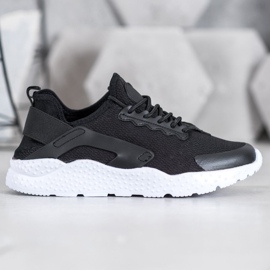 SHELOVET Adidași din material textil negru 1