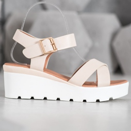 Weide Sandale la modă maro 2