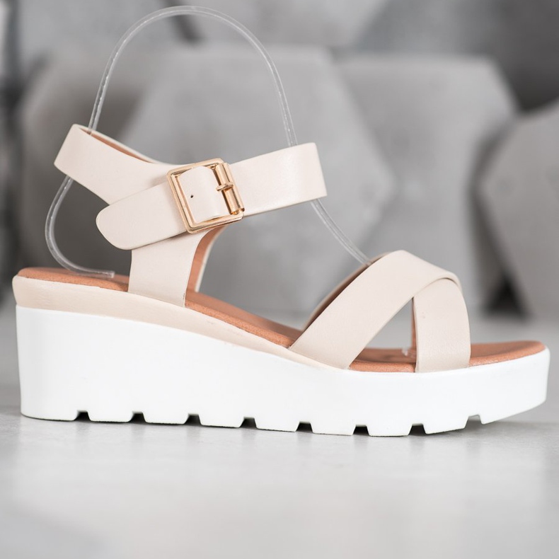 Weide Sandale la modă maro 2